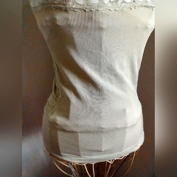 Tank Cami M.USA Nylon/spandex lace Trim Tank Top Cami - Picture 5 of 12